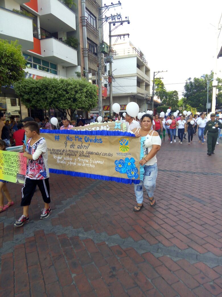 El Espinal Conmemoró el día de las víctimas del conflicto armado