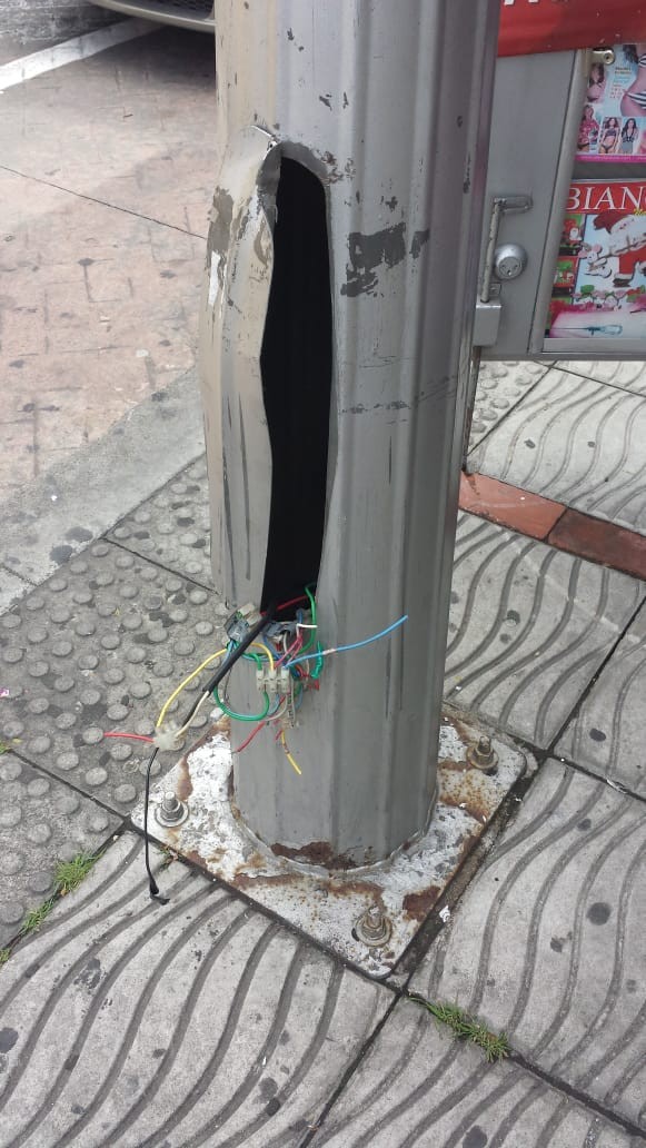 Trampa mortal en pleno centro de Ibagué.