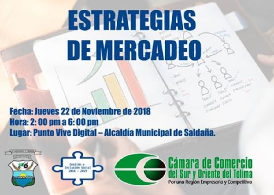 Alcaldía de Saldaña promueve la capacitación en mercadeo