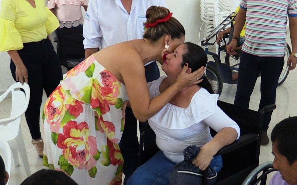 La población discapacitada beneficiada en la Alcaldía de El Espinal