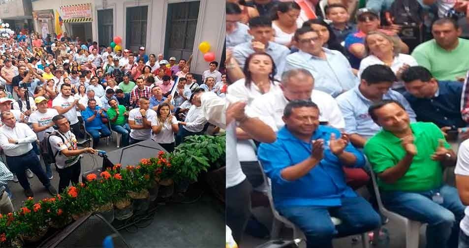 Choco y el parapolitico García, con Alfredo a la alcaldía de Ibagué