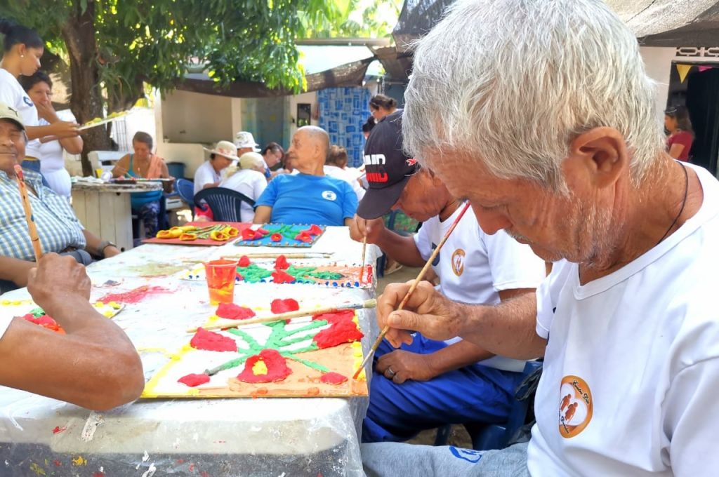 Adultos mayores de Saldaña ya disfrutan de actividades en  pro de su bienestar