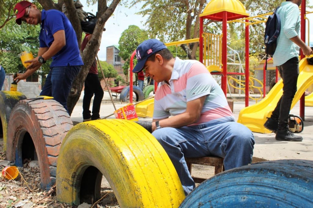 En El Espinal se invierte en mejorar espacios de recreación