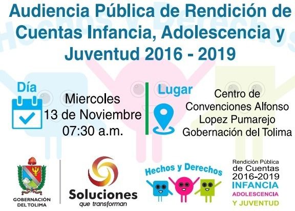 Gobernador sigue rindiendo cuentas ahora a los jóvenes y niños.