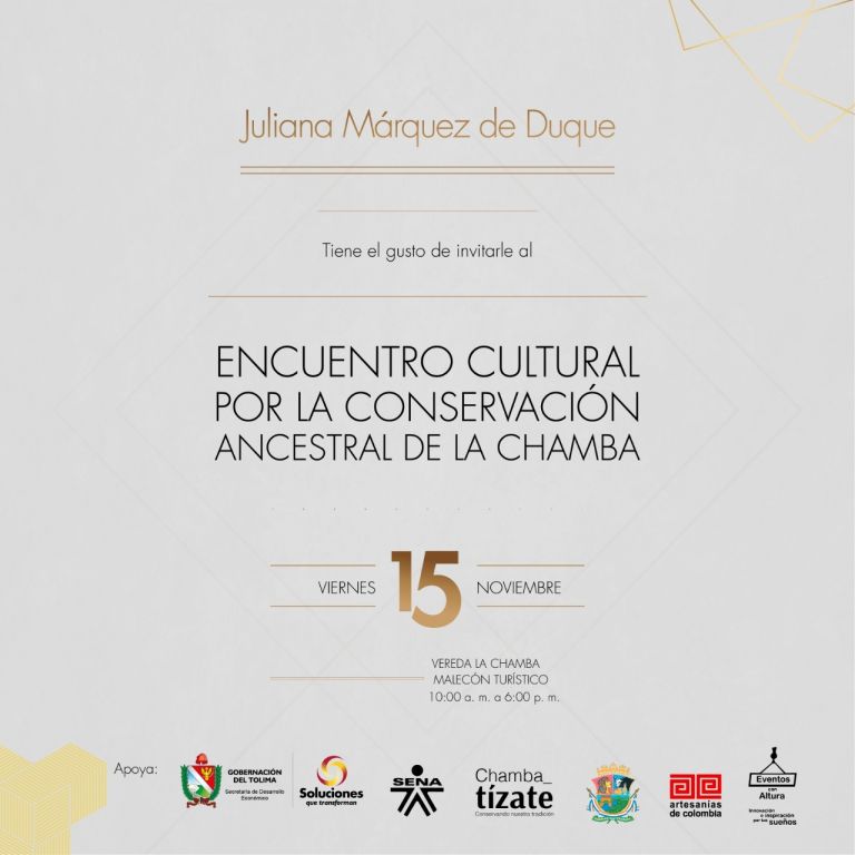 ¡La Chamba estará de fiesta este viernes 15 de noviembre!