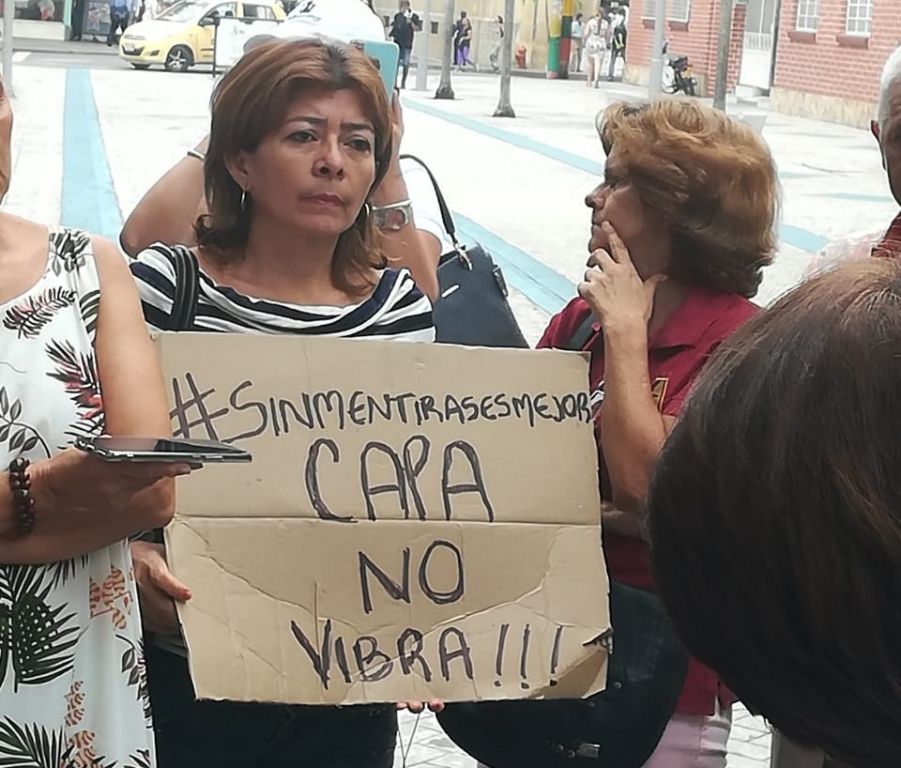 "El capa no vibra" otra protesta contra el alcalde de Ibagué