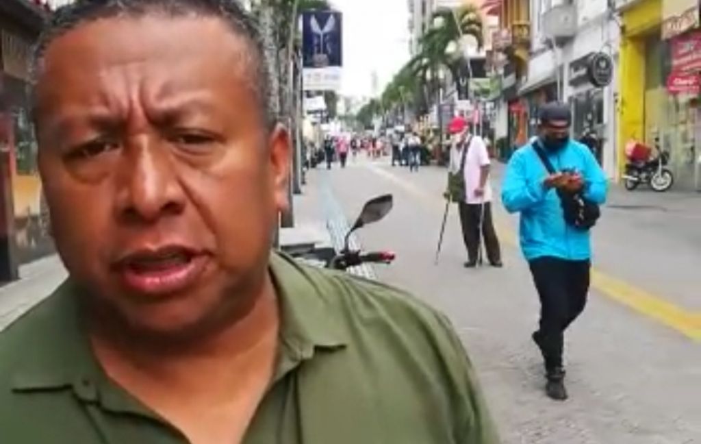 Mucho irresponsable sale a la calle de Ibagué a pasear