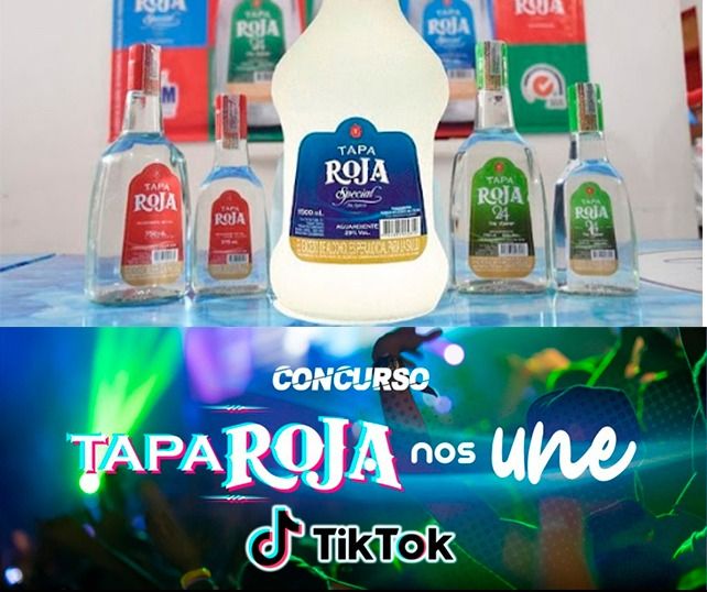 Aguardiente Tapa Roja lanza concurso tik-tok, participa y gana