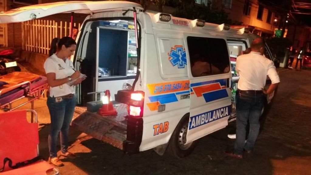 Las ambulancias y el coronavirus en Ibagué