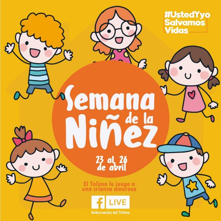 Celebran la semana de la niñez vía virtual en el Tolima