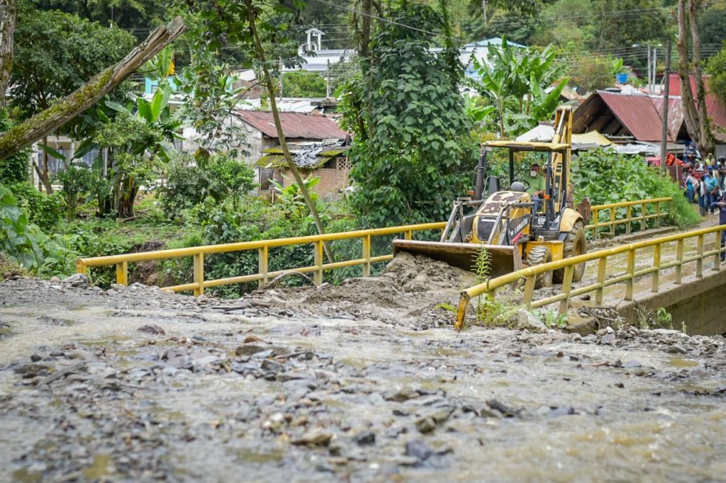 Se realizarán obras de mitigación en la quebrada Bellavista, Cañón del Combeima