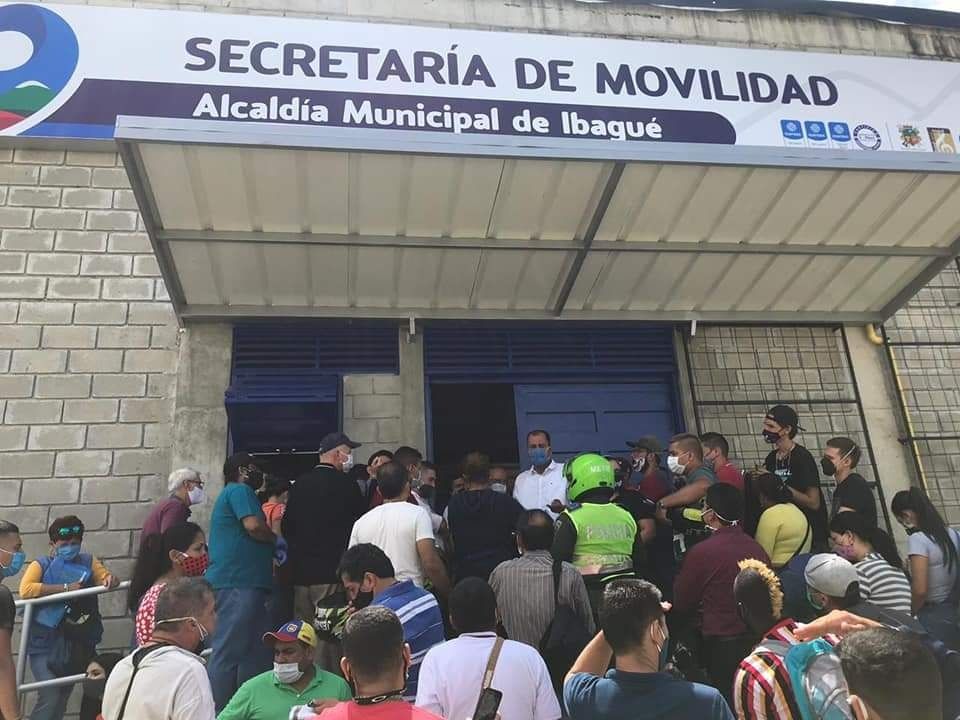 Hoy no habrá atención en la secretaría de tránsito de Ibagué.