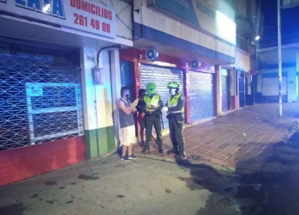 Estación de Policia de Honda en cuarentena por Covid-19