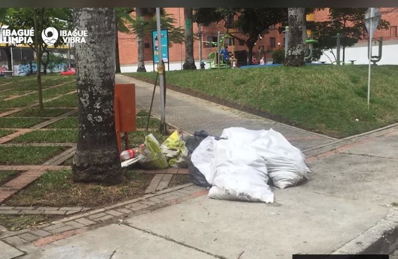 Ciudadanos dañaron parque recuperado por Ibagué Limpia