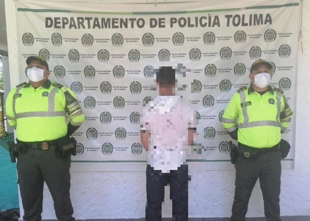 Capturado hombre en el norte del Tolima por incurrir en el delito de fuga de presos.