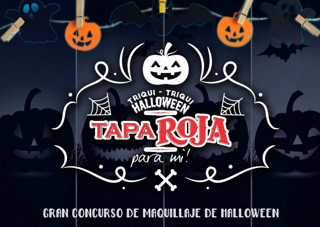 Tapa Roja lanza concurso de maquillaje de Halloween e invita a celebrar en casa.