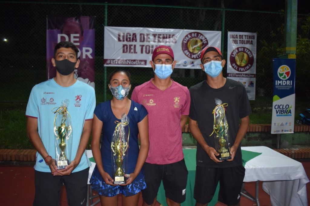 Tres tolimenses salieron campeones en Torneo Nacional de Tenis