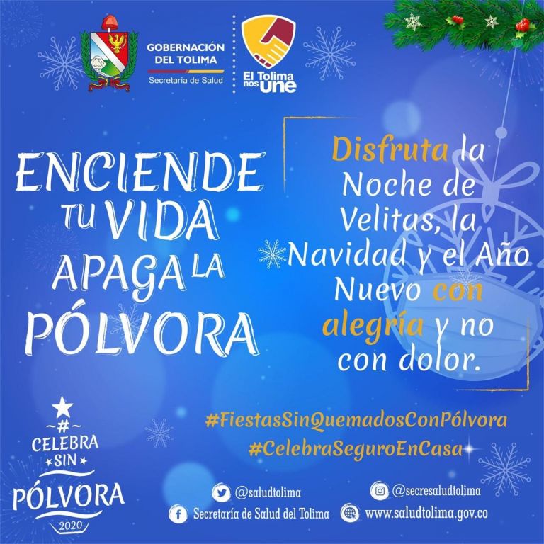 Cero pólvora en esta navidad