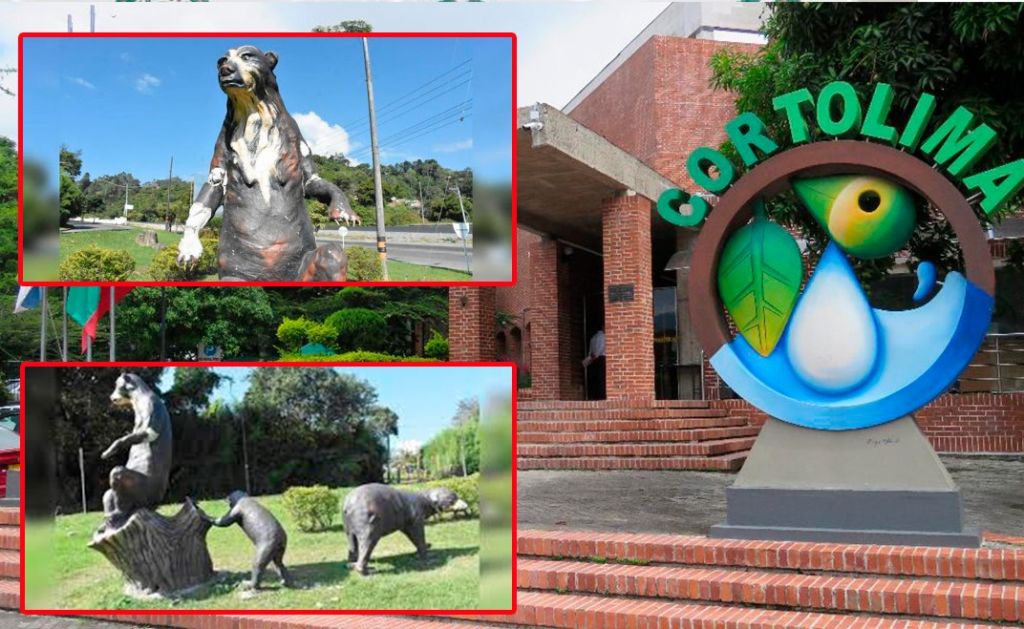 Cortolima rechazó actos vandálicos contra esculturas de los osos