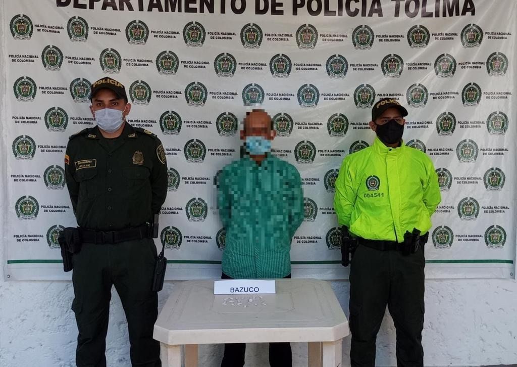 En Lerida fue capturado sujeto con gran cantidad de bazuco