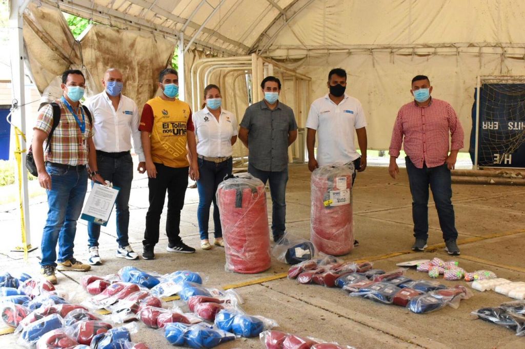 Llegaron implementos para deportistas en el Tolima