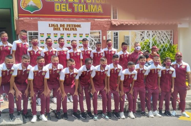 Lista selección Tolima sub 13 de fútbol, para el nacional