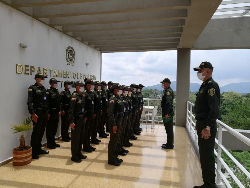 Llegan nuevos policías para reforzar la seguridad en el Tolima