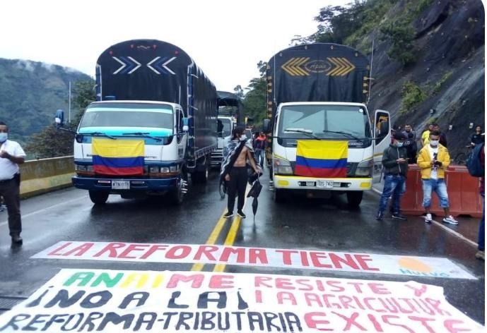 Conozca vías bloqueadas en el Tolima, por el paro nacional