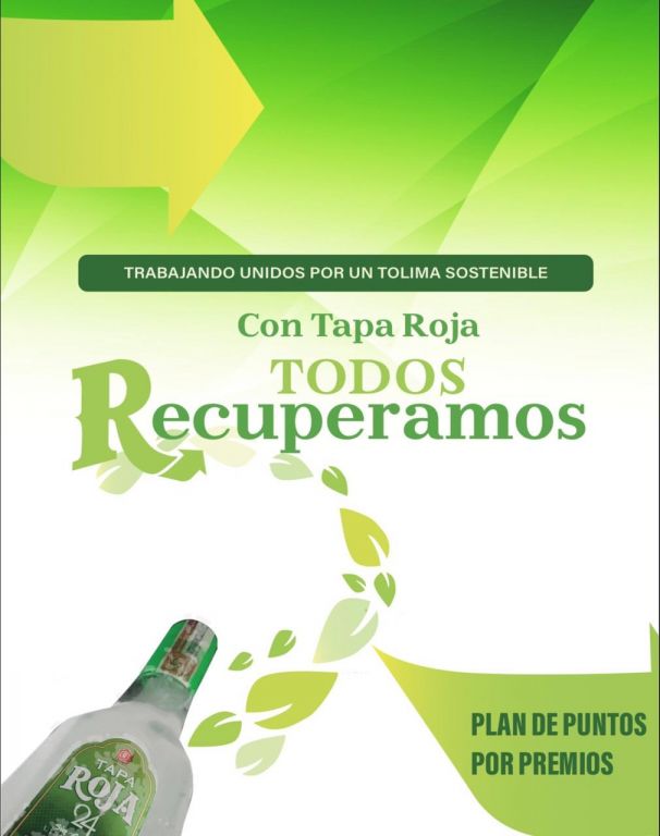 Aguardiente Tapa Roja cuida el medio ambiente
