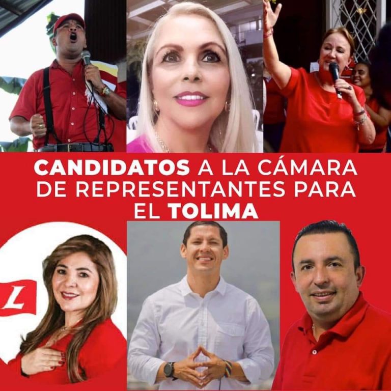 Oficializan lista Liberal a la cámara por el Tolima. ¿Votaría por ellos?