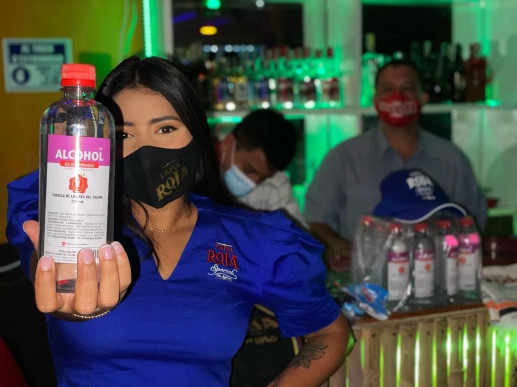 La Fábrica de Licores del Tolima desarrolla  campaña de desinfección.