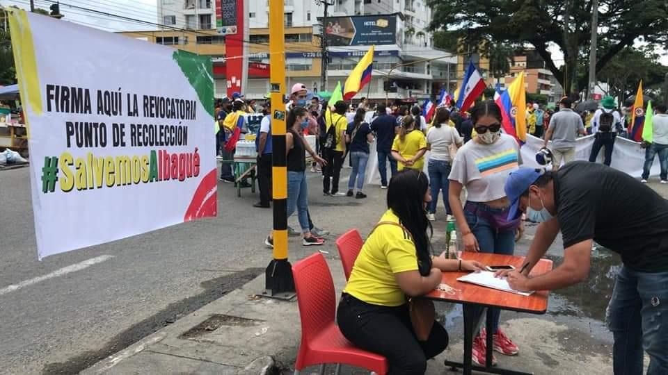 En octubre se entregan las firmas contra alcalde de Ibagué