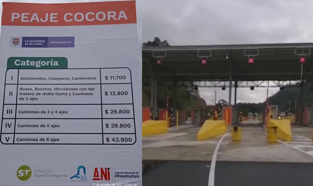 Listas las tarifas para el nuevo peaje a la entrada de Ibagué.