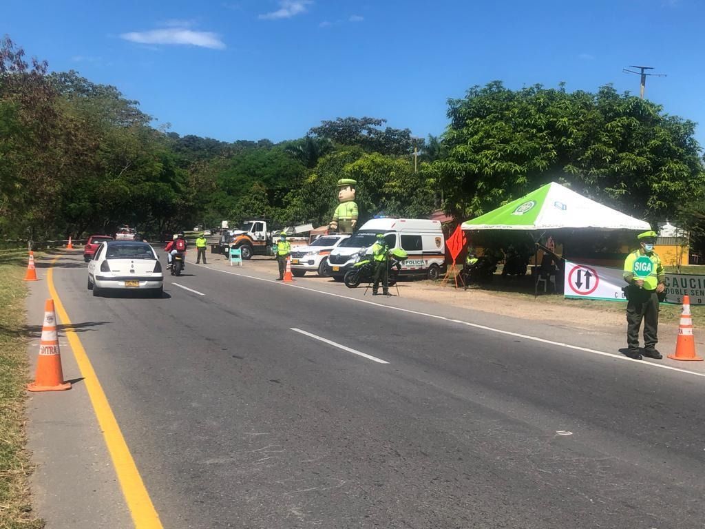 Policía implementó operación ‘Éxodo’ a viajeros durante este puente festivo.