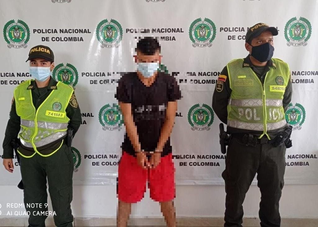 Cayó narcotraficante del sur del Tolima, por pegarle a su mujer