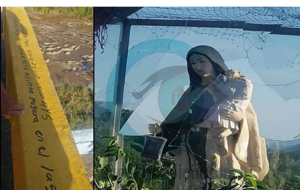 Sacrílegos espantaron en Puerto Cucuana en Ortega