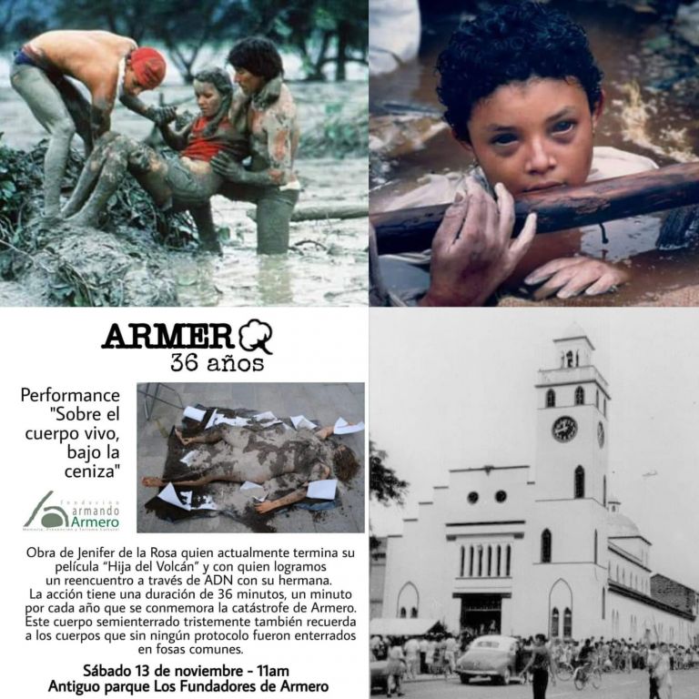 Para recordar los 36 años de la Tragedia de Armero, Tolima, ocurrida el 13 de noviembre de 1985.