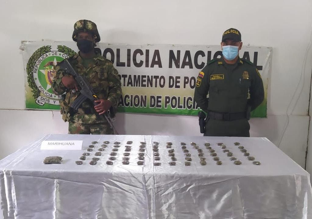 Abandonan cargamento de marihuana en el sur del Tolima.