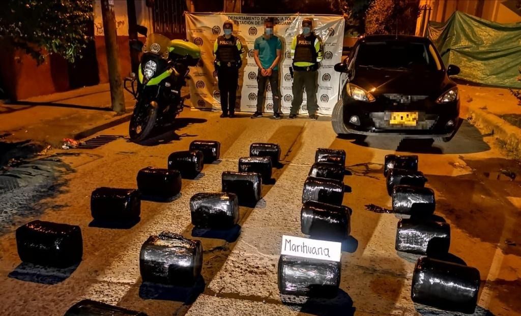 El narco carro cargado con 110 kilos, que detuvo la policía