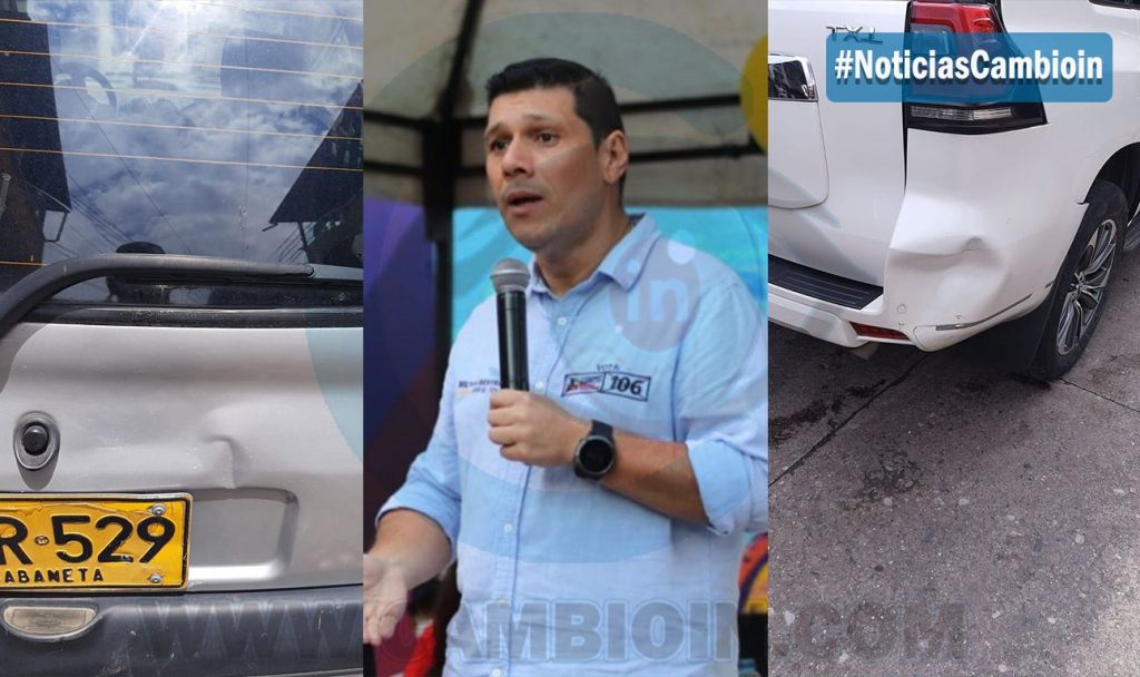 Denuncian abusos de escoltas del candidato del CD Milton Restrepo