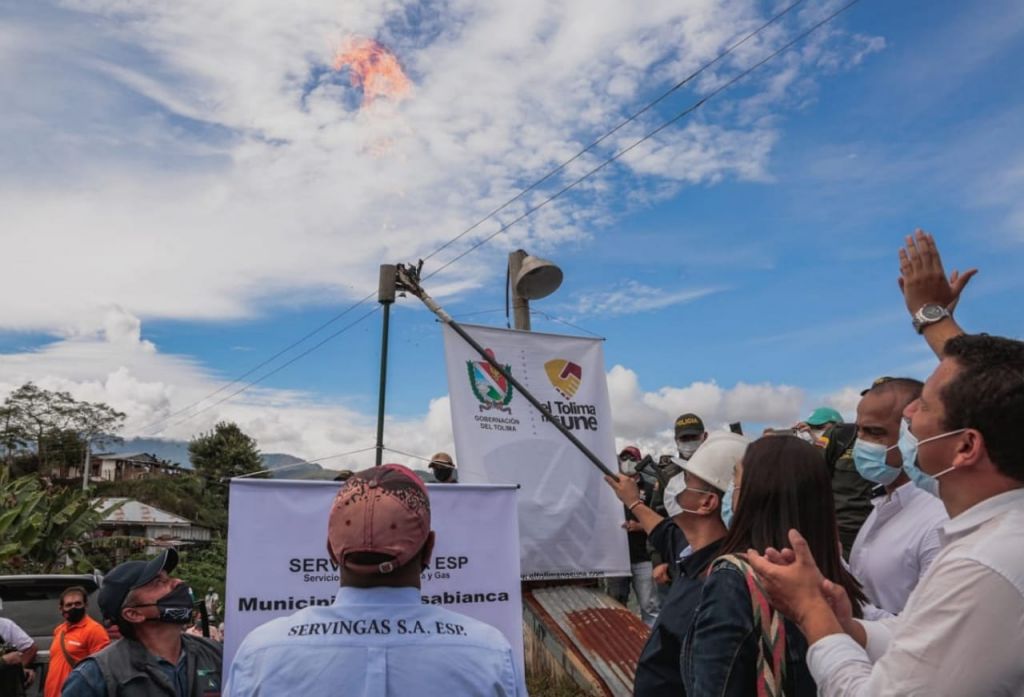 63 veredas de 6 municipios, tendrán gas domiciliario en el Tolima